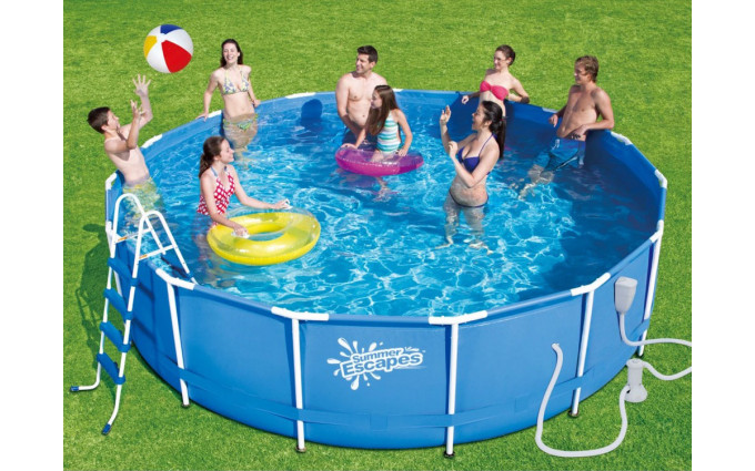 Бассейн каркасный 457х122см Summer Escapes Р20-1548-В Бассейн каркасный 457х122см Summer Escapes Р20-1548-В